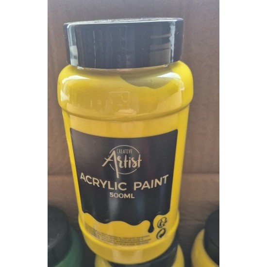 Acrylic Paint Jar 500ml