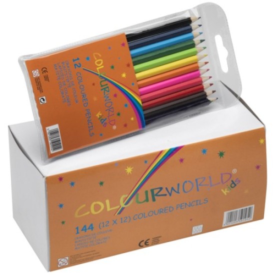 Colourworld Colouring Pencils Class-pack of 144