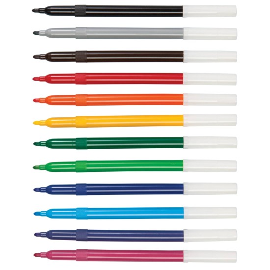 Colourworld Fiber Tip Pens Pack of 100