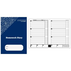 A5 Homework Diary- 10 Pack
