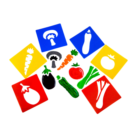 Washable Stencils Vegetable