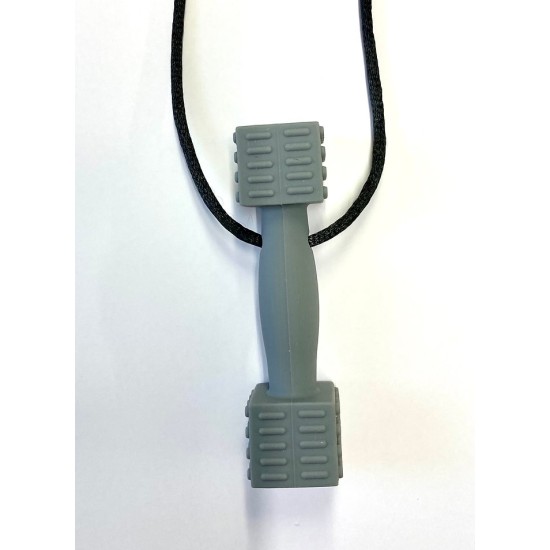 Grey Dumbbell Chew