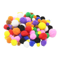 Pom Poms Assorted Sizes