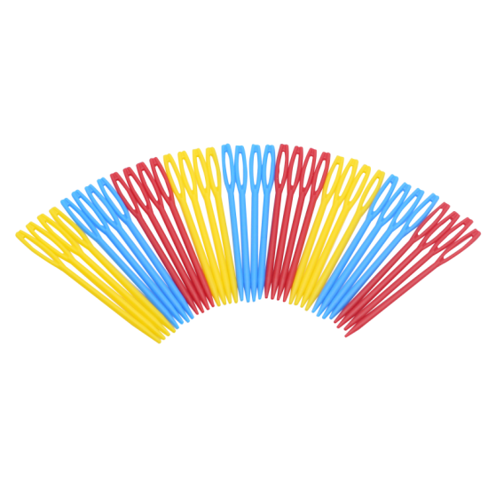 Plastic Sewing Needles Pack of 100