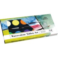 12 Water Colour Tablets (brush included)
