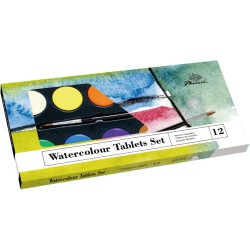 12 Water Colour Tablets (brush included)