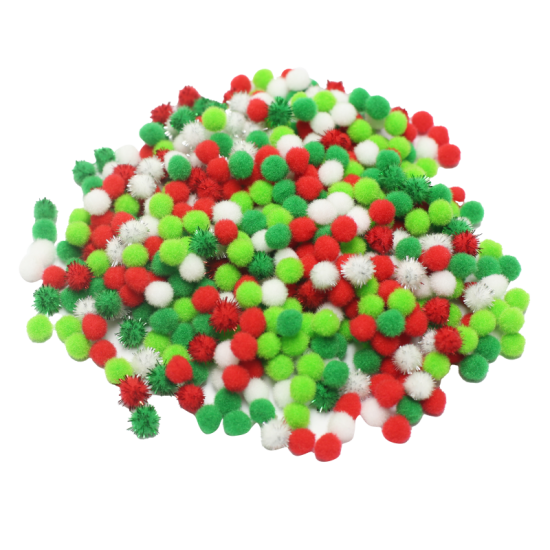 Christmas Pom Poms Mini