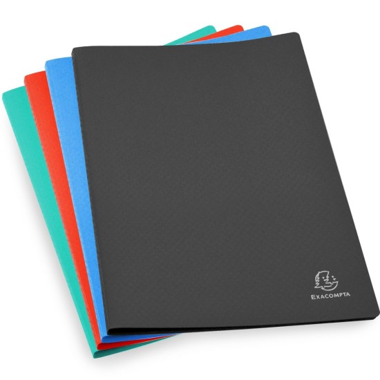 40 Pocket Display Book Folders Assorted - Box of 12