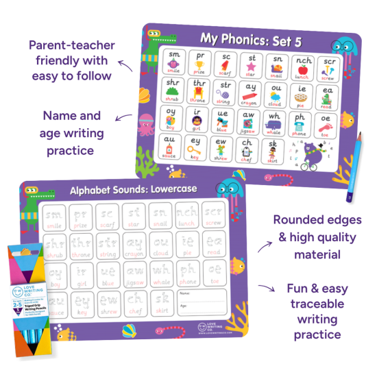 Phonics & Letter Tracing Set