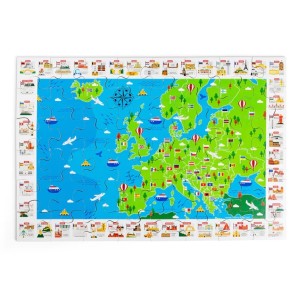 European Landmarks Floor Puzzle