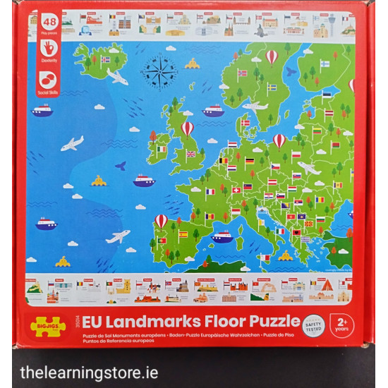 European Landmarks Floor Puzzle