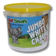 Chalk for Street/ Playground 20's Jumbo White Sticks