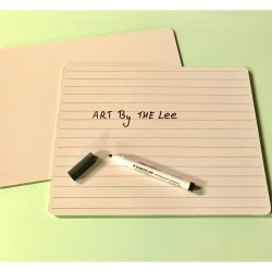 A4 Wooden Whiteboard B2 Lined - Pack of 10