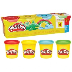 Play Doh 4 Tub Colour Pack