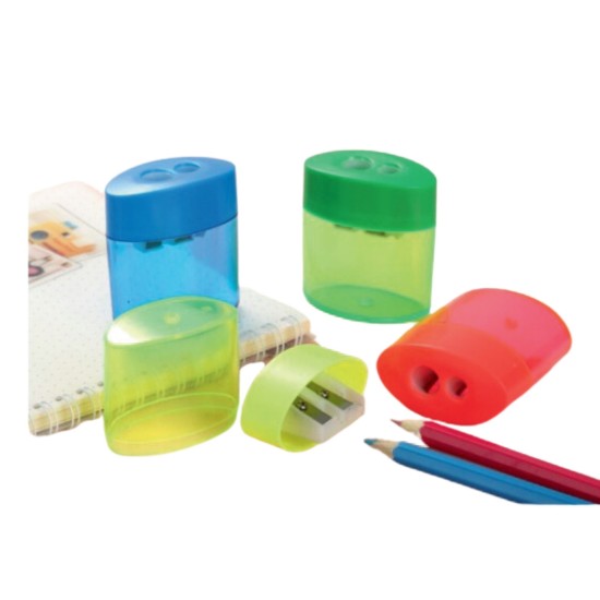 Double Sharpener with Waste Bin