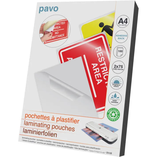 Laminating Pouches A4 Box of 100