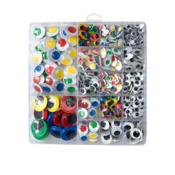 Wiggly Eyes Self-Adhesive Assorted