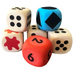 Smart Foam Dice Pack of 6