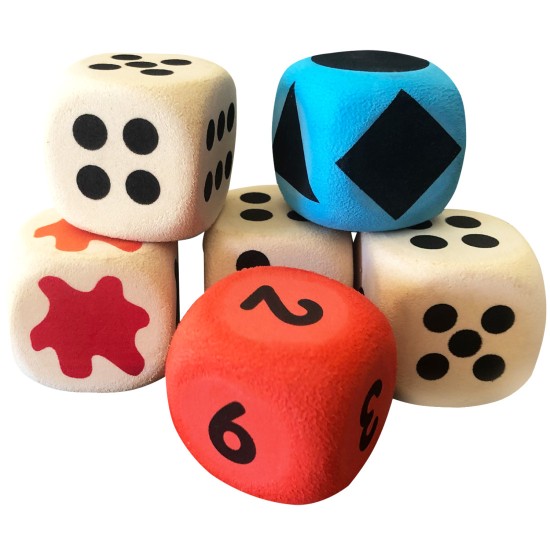 Smart Foam Dice Pack of 6