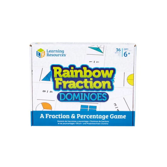 Rainbow Fraction Dominoes