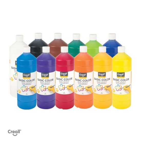 Creall Poster Paint Colour Paint 12x1000ml