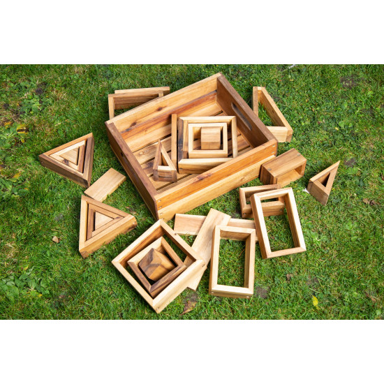 Wooden Building Blocks Large