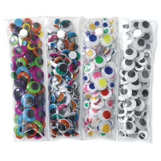 Easy Storage Wiggle Google Eyes Pack of 500