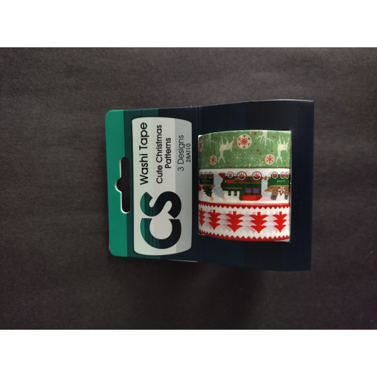 Washi Tape Cute Christmas Patterns