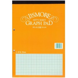 Graph Pad A4 50 Sheet Pack of 10