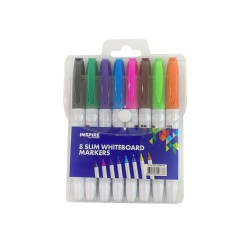 Whiteboard Markers Assorted Slim