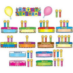 Mini Bulletin Board Set Birthday Cakes