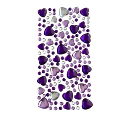Crystal Gems - Purple Hearts & Circles