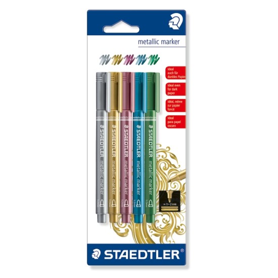Metallic Markers Pack Of 5