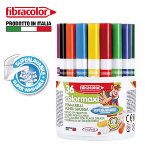 ColorMaxi Colouring Markers Tub of 36
