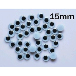 Wiggly Eyes 15mm Pack Of 200