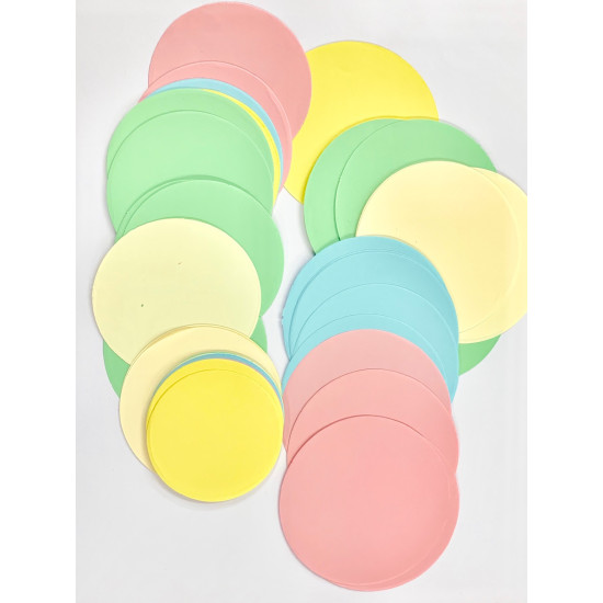 Circles Pastel - Cut Out Shapes
