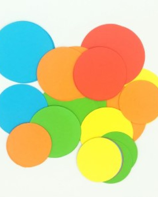 Circles Bright - Cut Out Shapes