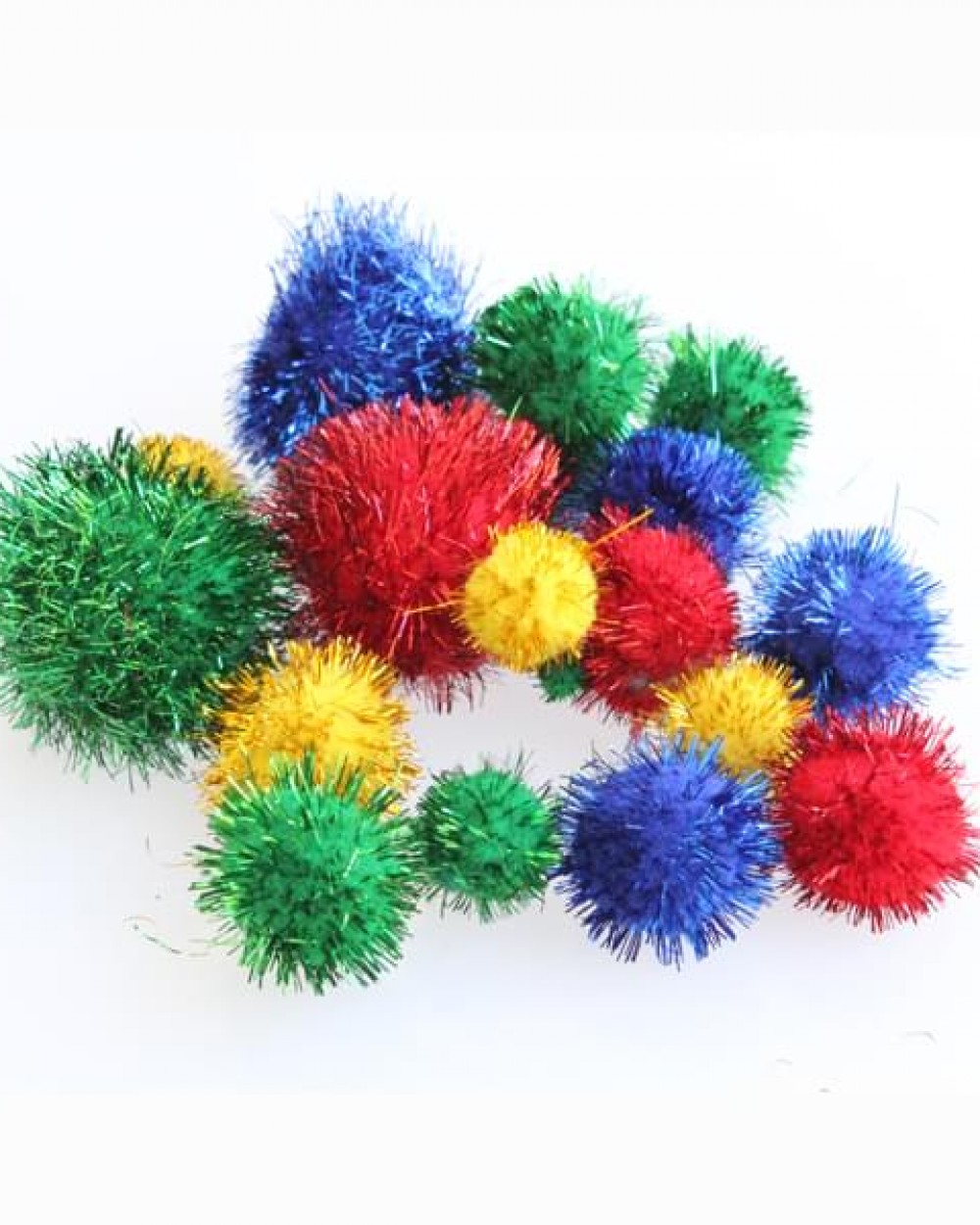 Pom Poms Glitter 100s - The Learning Store - Teacher & School Supplies ...