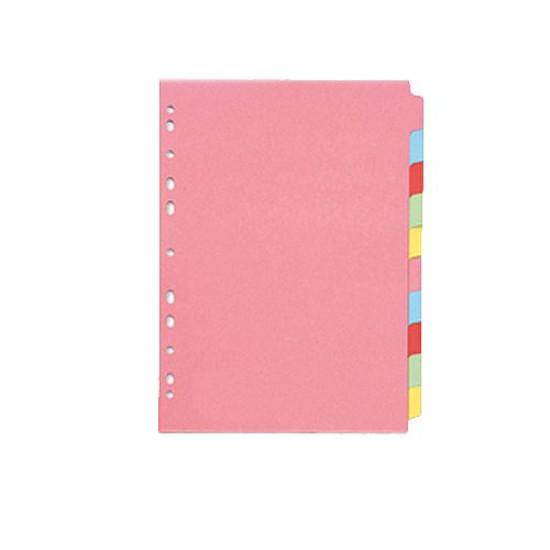 Subject Dividers 10 part Box of 25