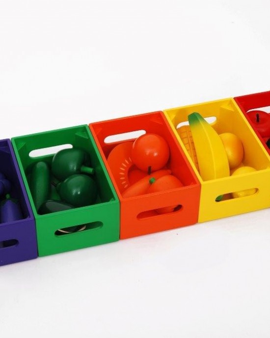 Fruit & Vegetable Colour Sorting Set 