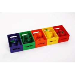 Fruit & Vegetable Colour Sorting Set