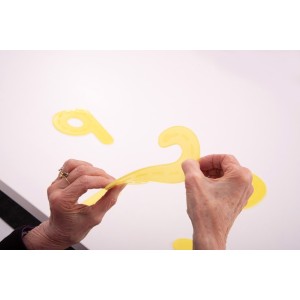 SiliShapes® Trace Numbers Yellow 