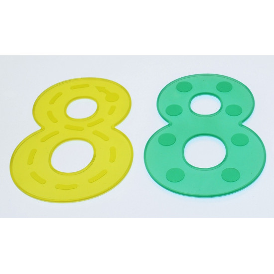 SiliShapes? Trace Numbers Yellow