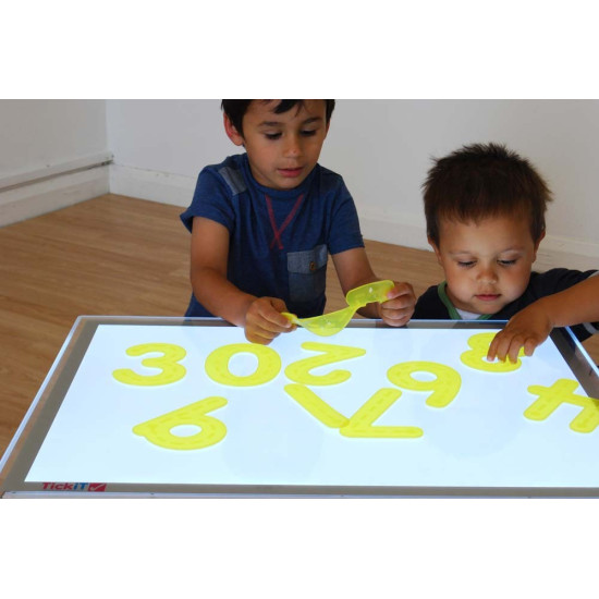 SiliShapes? Trace Numbers Yellow