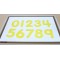 SiliShapes® Trace Numbers Yellow 