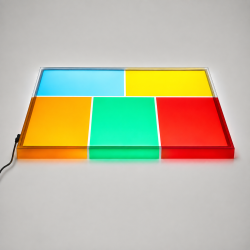 TickiT Acetate Viaual Aid Colour Sheets