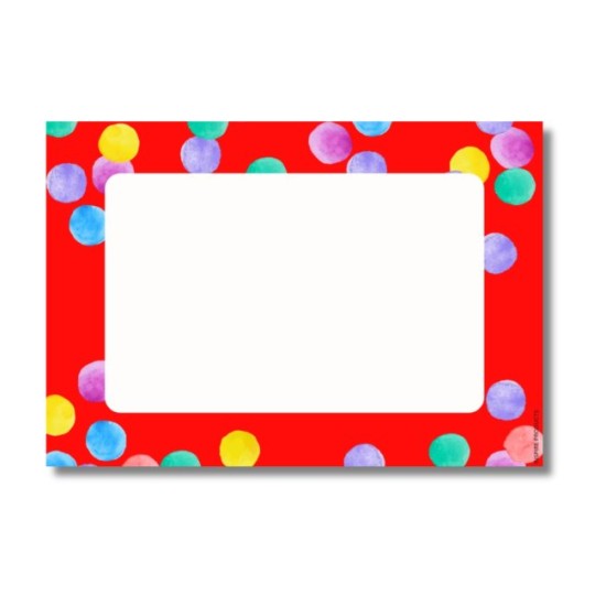 Name Tags Pom Poms