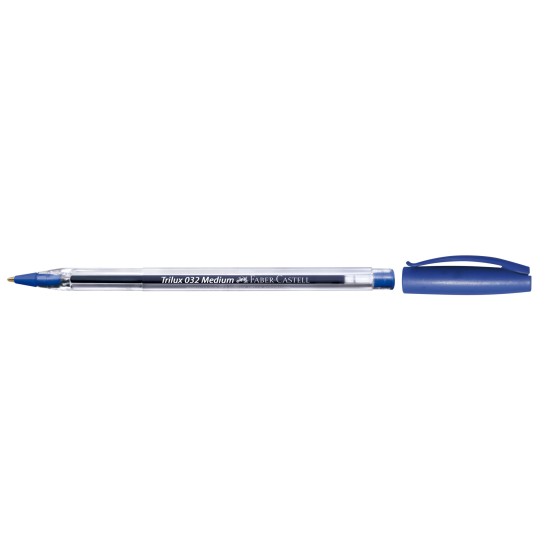 Faber Castell Blue Trilux Ballpoint Biros Box of 50