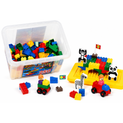 Plastic Construction Blocks 230 Pieces