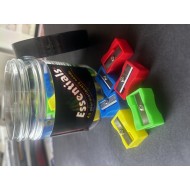 Plastic Pencil Sharpeners/Topper Tub of 30
